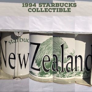🆕 New Zealand 1994 Starbucks Mug